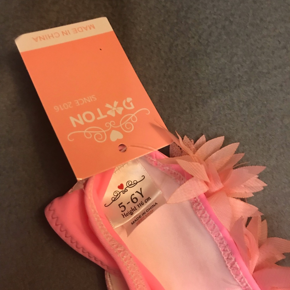 NWT One Shoulder Girls Bikini - Picture 9 of 10